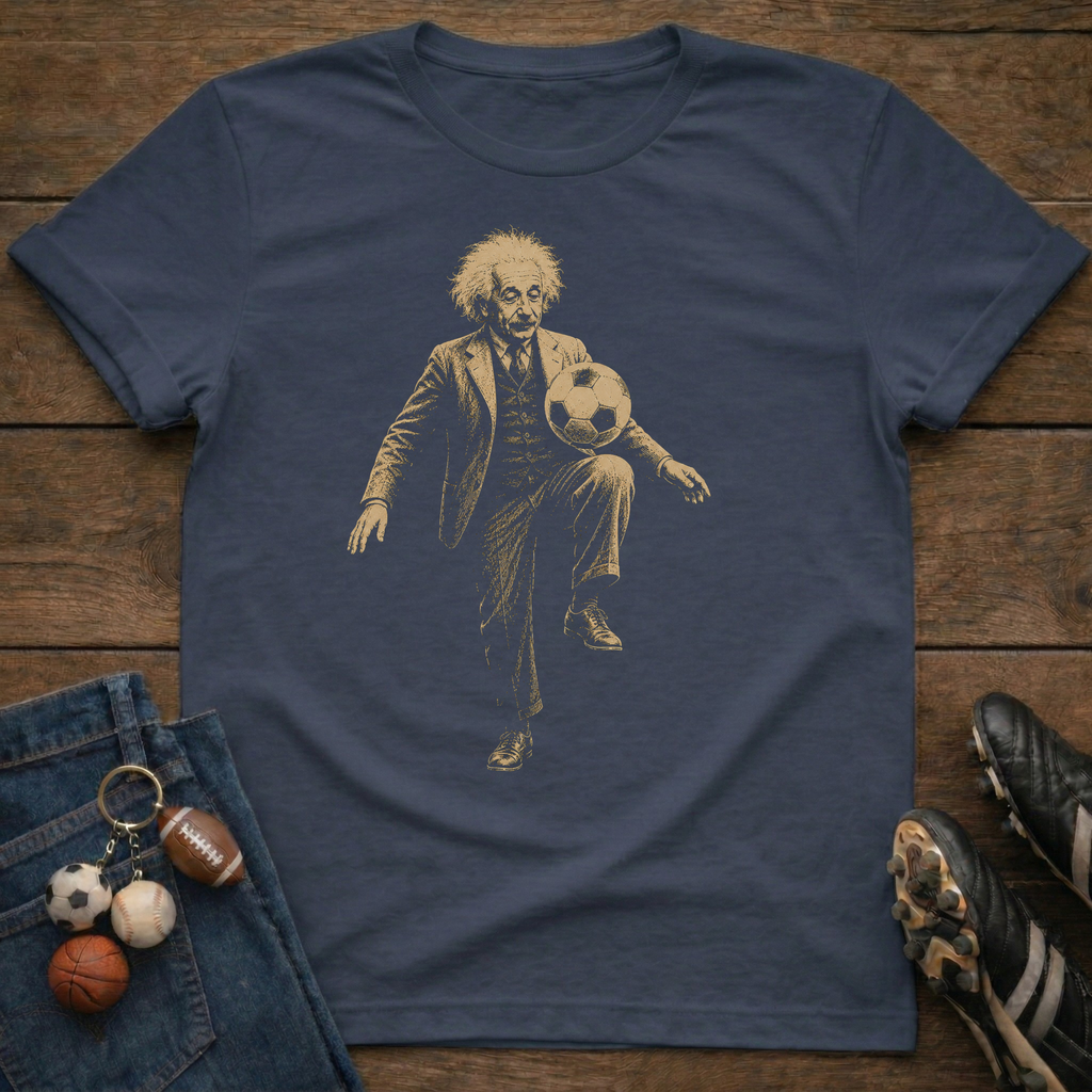 Einstein Soccer T-Shirt
