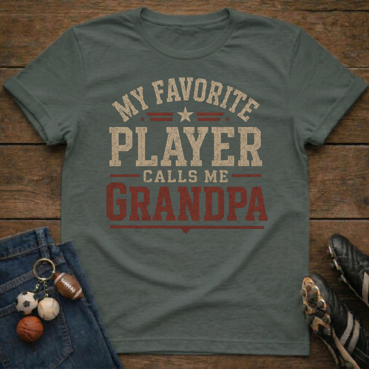 Favorite Player Grandpa T-Shirt