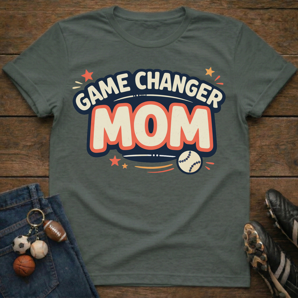 Game Changer Mom Baseball/Softball T-Shirt