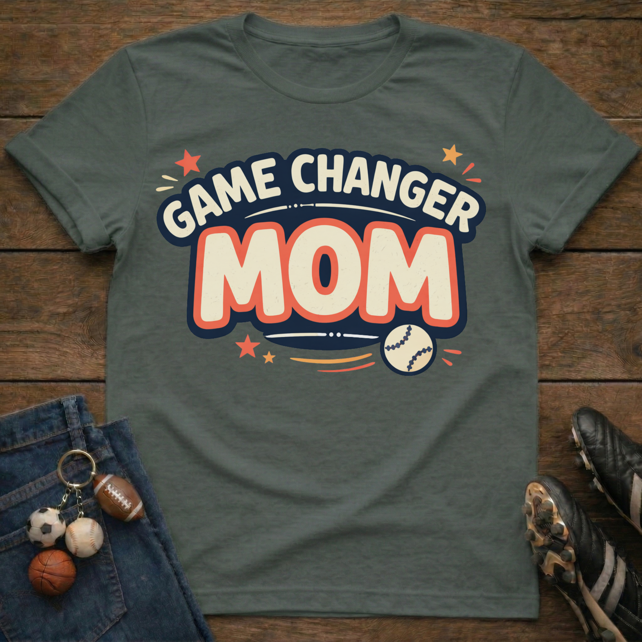 Game Changer Mom Baseball/Softball T-Shirt