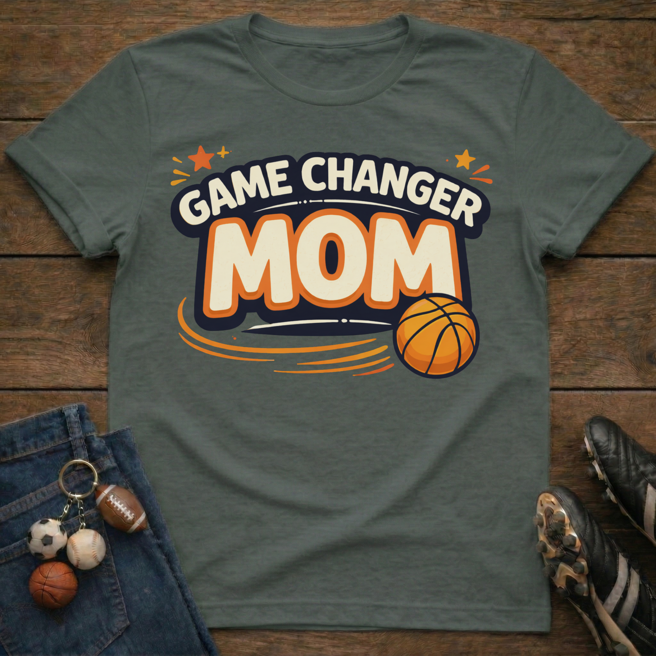 Game Changer Mom Basketball T-Shirt