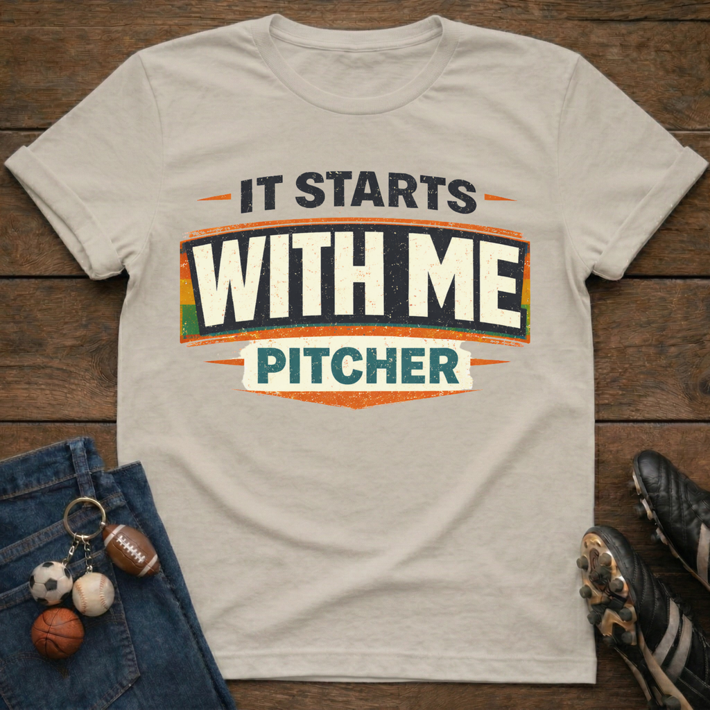 It Starts With Me Pitcher T-Shirt