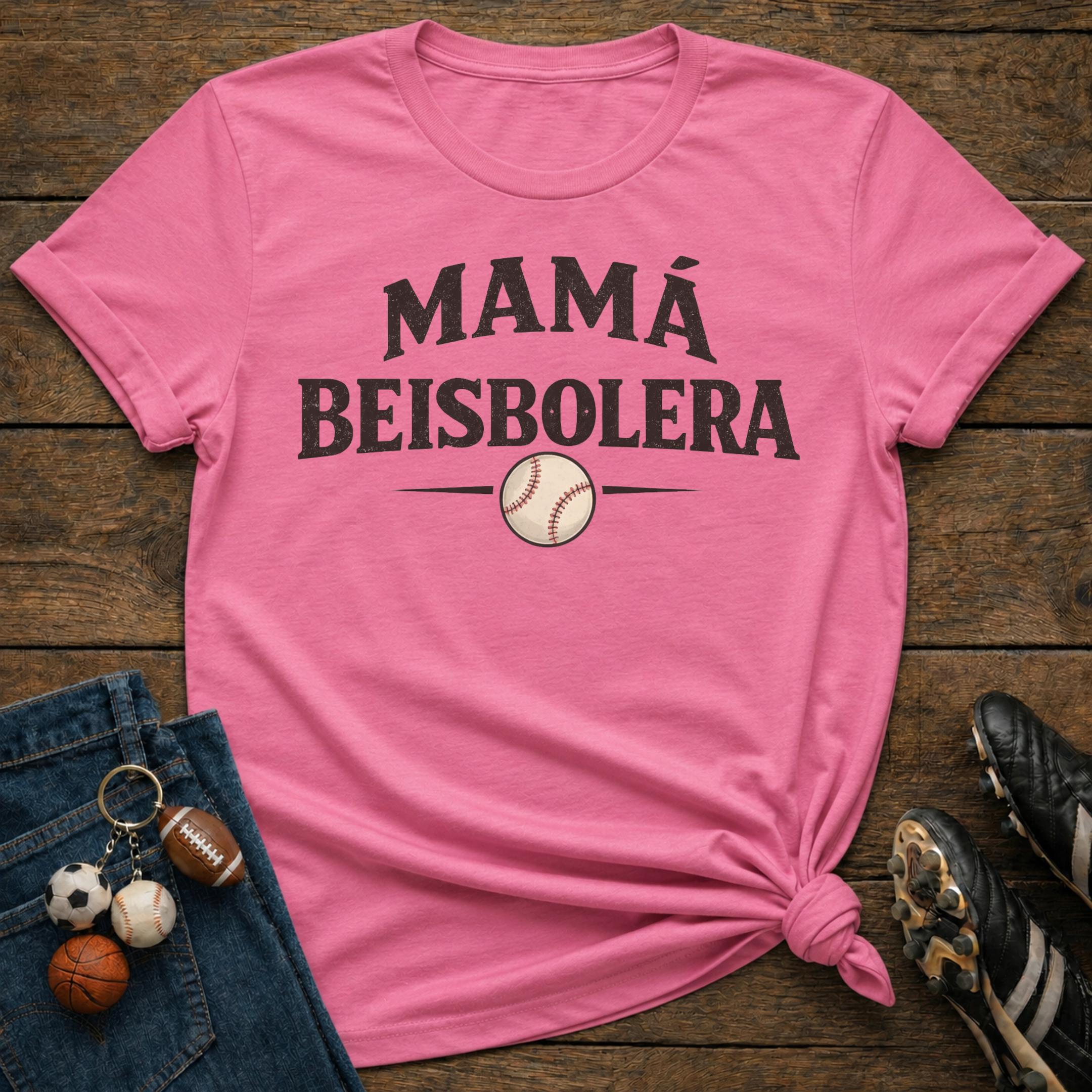 Mamá Beisbolera Mom T-Shirt