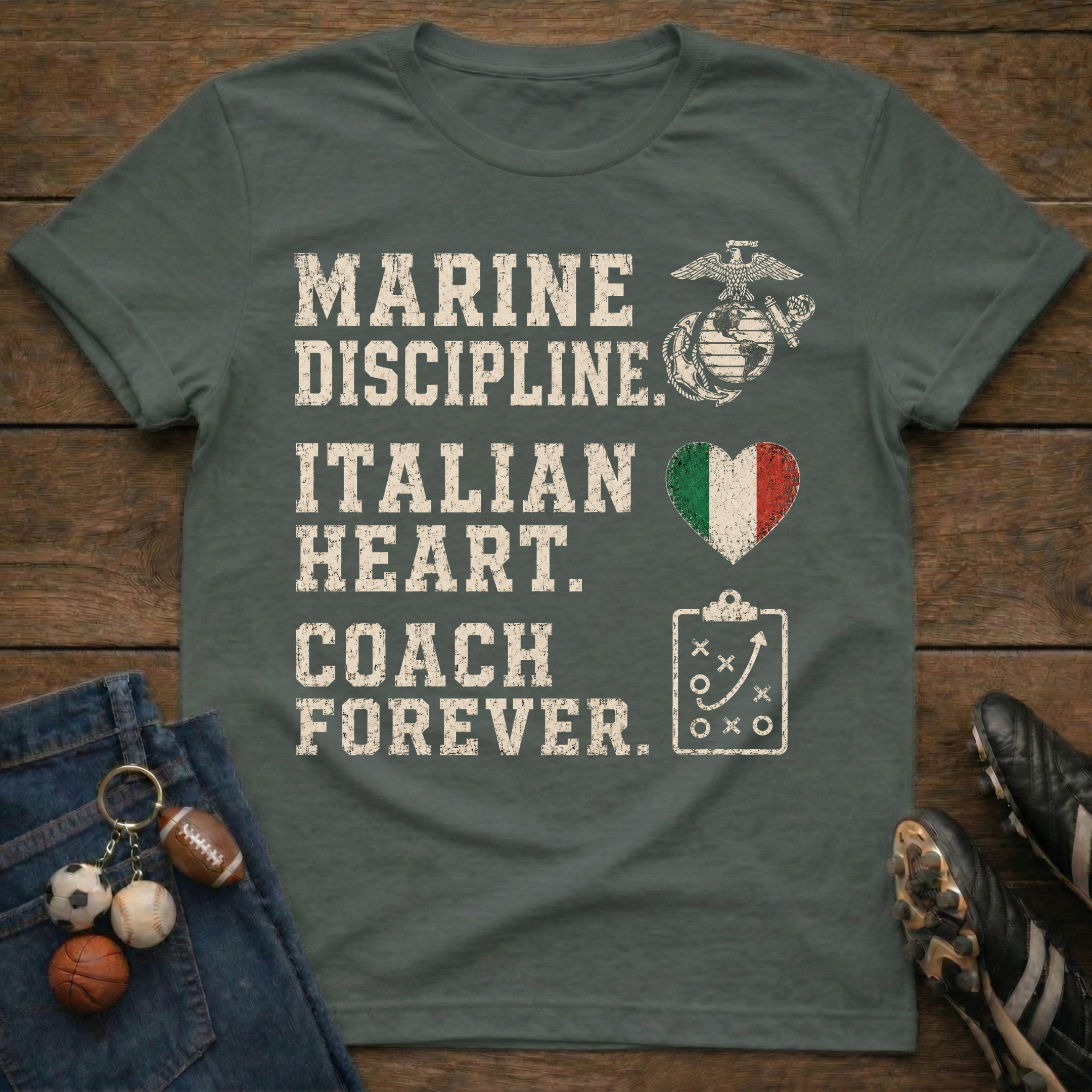 Marine Italian Coach T-Shirt