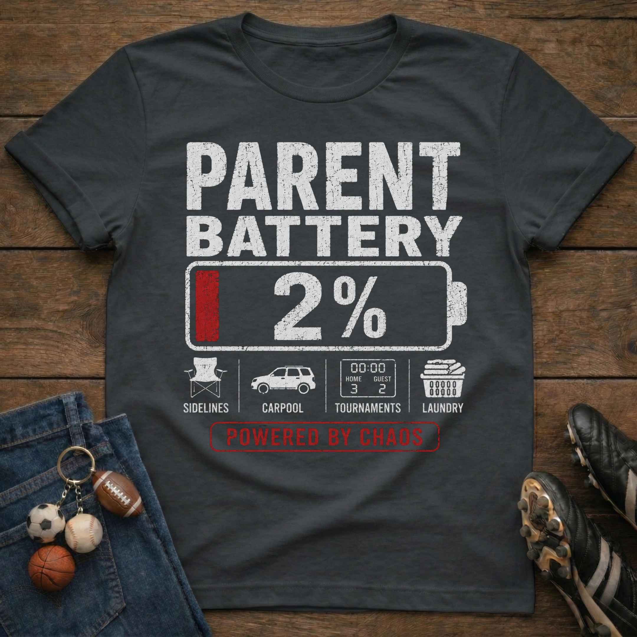 Parent Battery T-Shirt