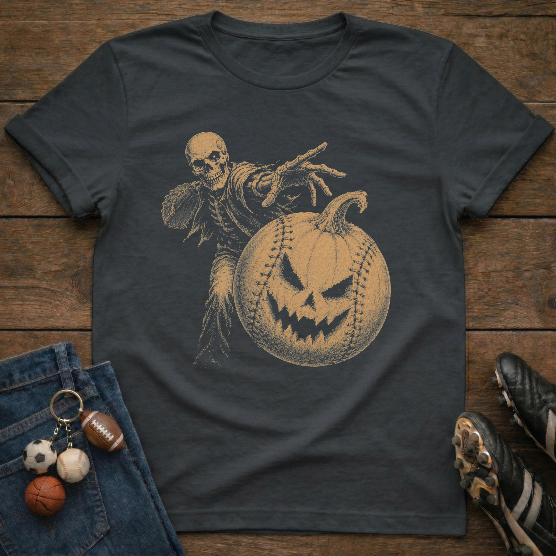Halloween Baseball T-Shirt