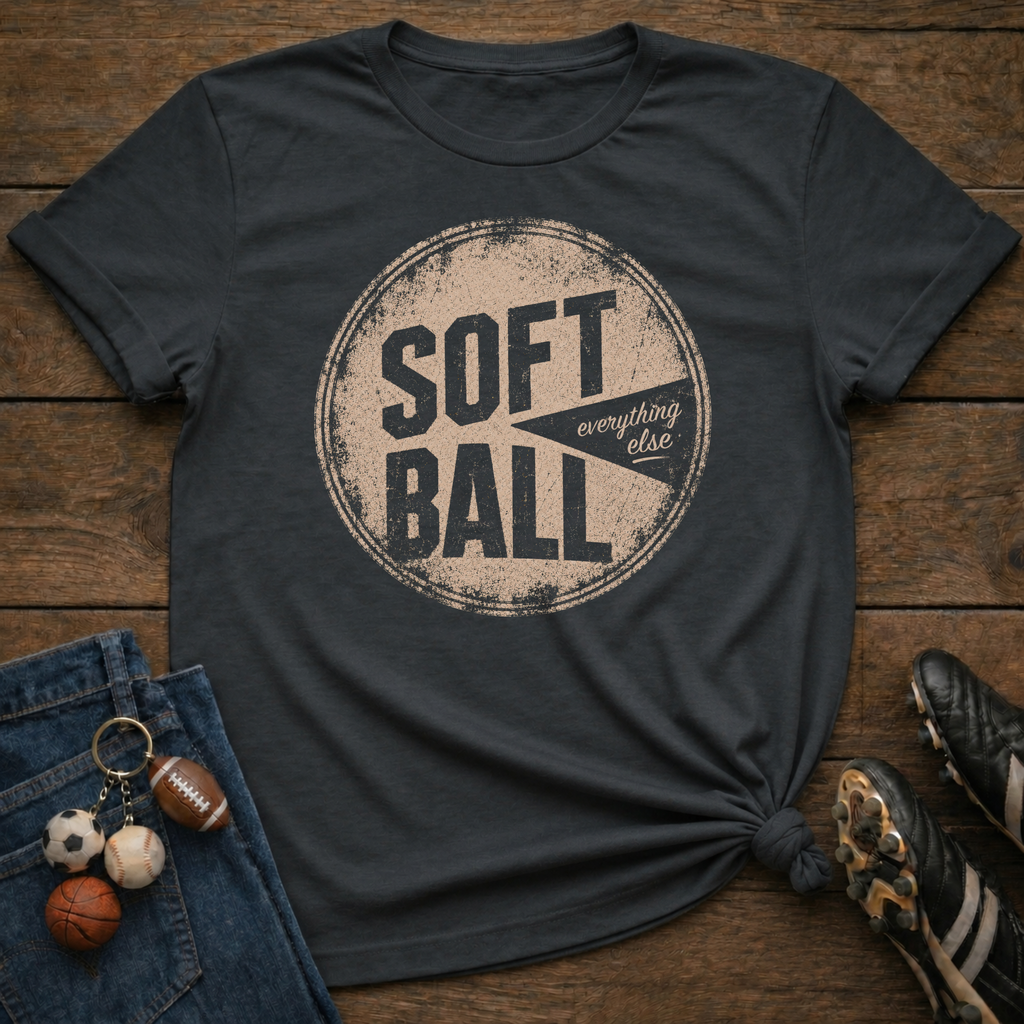 Softball Pie Chart T-Shirt