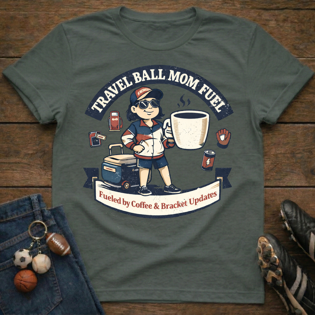 Travel Ball Mom Fuel Baseball T-Shirt